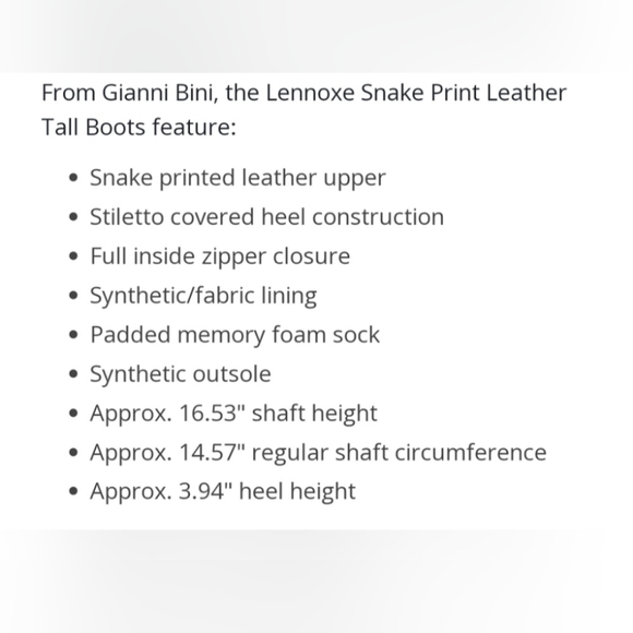 Gianni Bini Knee High Heel Boots Leather Snakeskin Blue Black Side Zip Sexy 7 - Picture 7 of 7